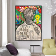 ChandeliersDecor.com-Musicians Wall Art-Tupac Poster: Authentic Wall Art for True Fans