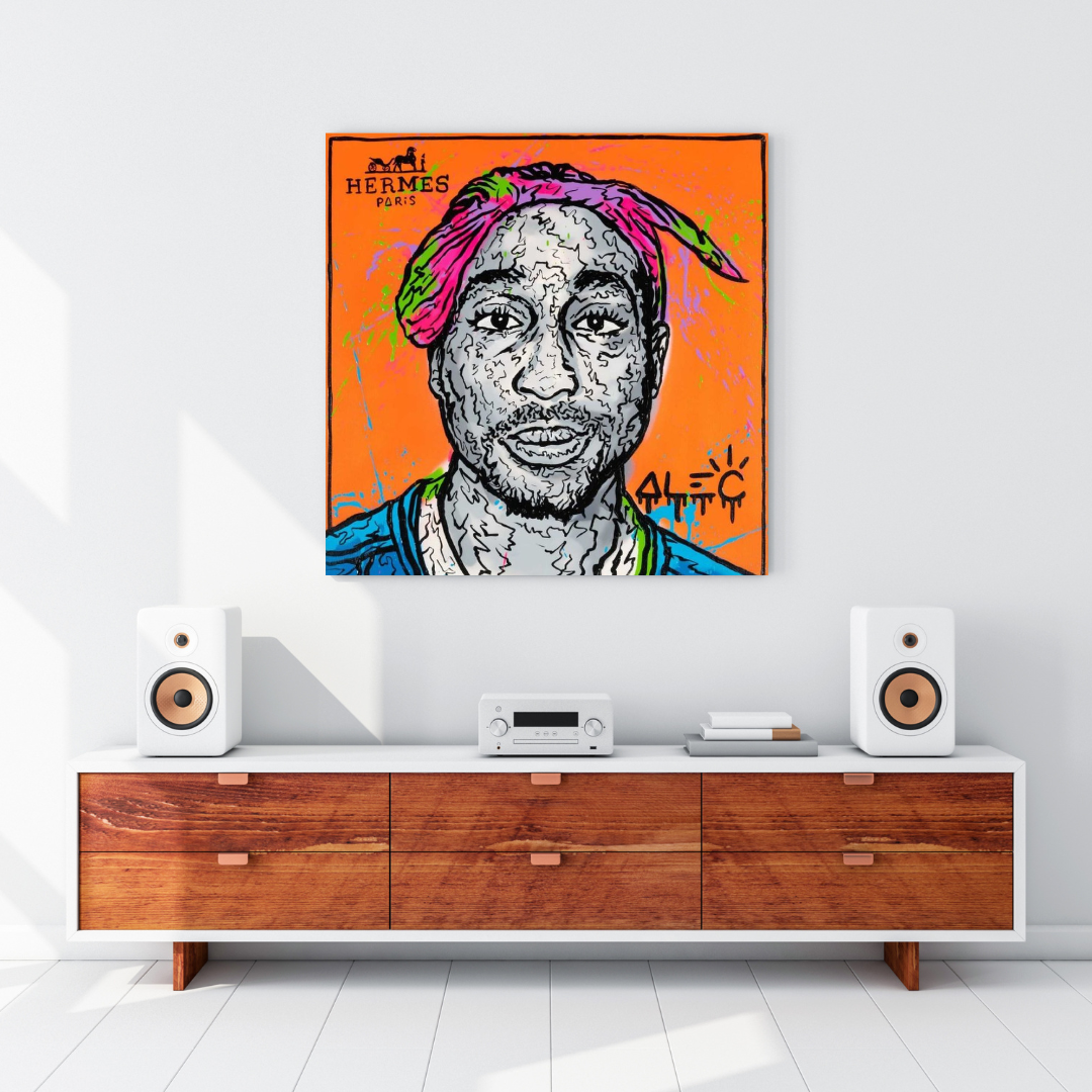 ChandeliersDecor.com-Musicians Wall Art-Tupac Poster: Official Tribute to the Hip-Hop Icon