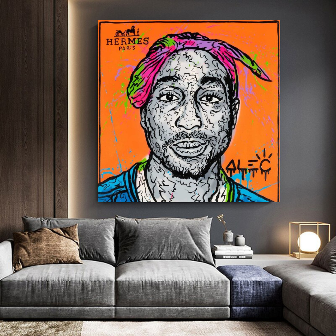 ChandeliersDecor.com-Musicians Wall Art-Tupac Poster: Official Tribute to the Hip-Hop Icon