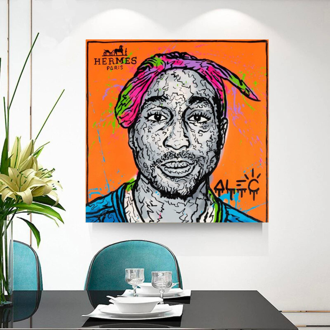 ChandeliersDecor.com-Musicians Wall Art-Tupac Poster: Official Tribute to the Hip-Hop Icon