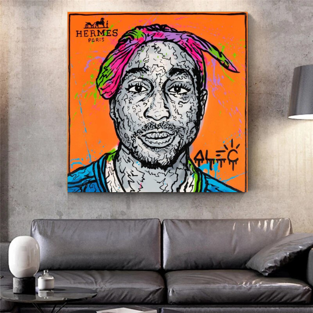 ChandeliersDecor.com-Musicians Wall Art-Tupac Poster: Official Tribute to the Hip-Hop Icon