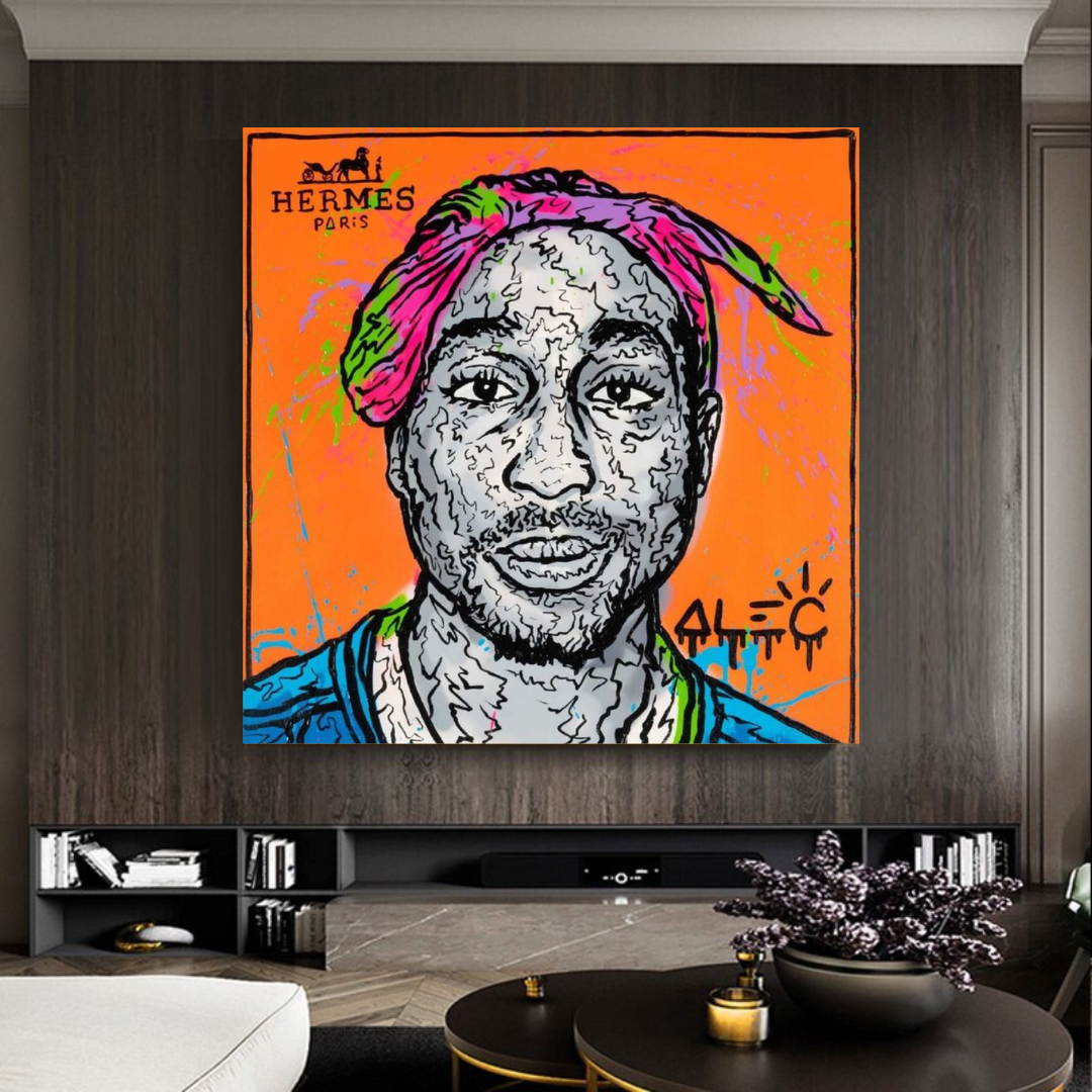 ChandeliersDecor.com-Musicians Wall Art-Tupac Poster: Official Tribute to the Hip-Hop Icon