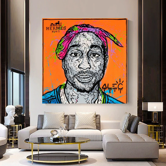 ChandeliersDecor.com-Musicians Wall Art-Tupac Poster: Official Tribute to the Hip-Hop Icon