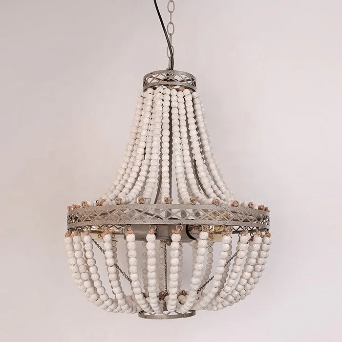 ChandeliersDecor.com-Chandeliers-Turquoise Enclosed Chandelier – Mediterranean Retro Pendant Light