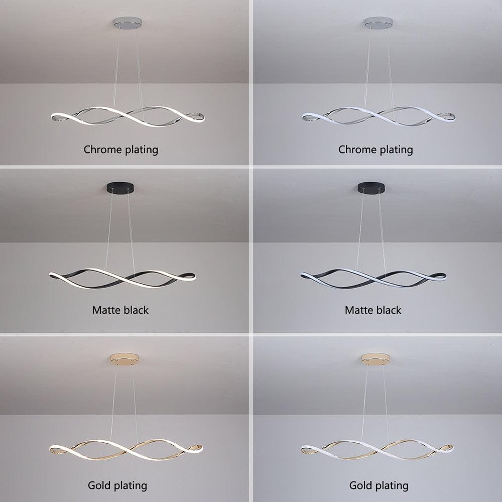 ChandeliersDecor.com-Chandeliers-Twirl Chandelier - Unmatched Elegance for Kitchen Island