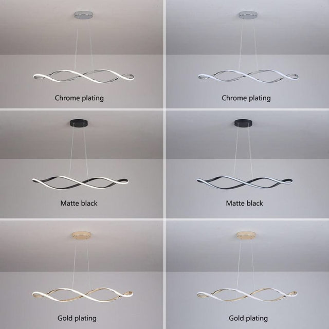 ChandeliersDecor.com-Chandeliers-Twirl Chandelier - Unmatched Elegance for Kitchen Island