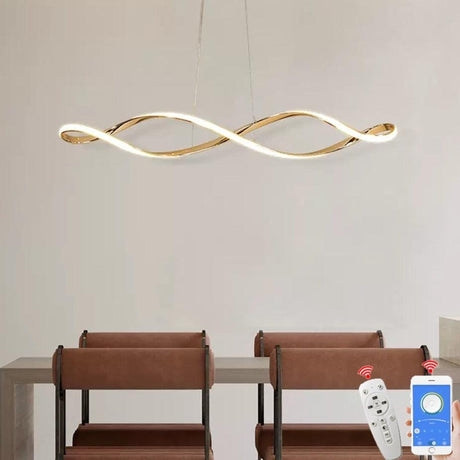 ChandeliersDecor.com-Chandeliers-Twirl Chandelier - Unmatched Elegance for Kitchen Island