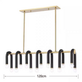 ChandeliersDecor.com-Chandeliers-U Shape Tube Chandelier - Exclusive Lighting Fixture