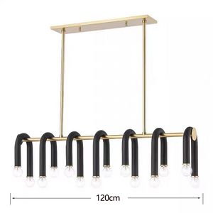 ChandeliersDecor.com-Chandeliers-U Shape Tube Chandelier - Exclusive Lighting Fixture