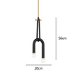 ChandeliersDecor.com-Chandeliers-U Shape Tube Chandelier - Exclusive Lighting Fixture