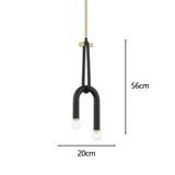 ChandeliersDecor.com-Chandeliers-U Shape Tube Chandelier - Exclusive Lighting Fixture