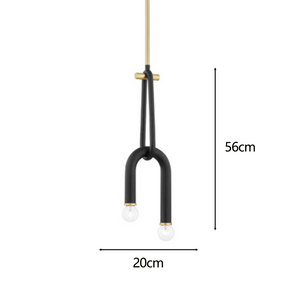 ChandeliersDecor.com-Chandeliers-U Shape Tube Chandelier - Exclusive Lighting Fixture