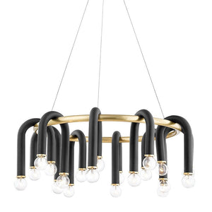 ChandeliersDecor.com-Chandeliers-U Shape Tube Chandelier - Exclusive Lighting Fixture