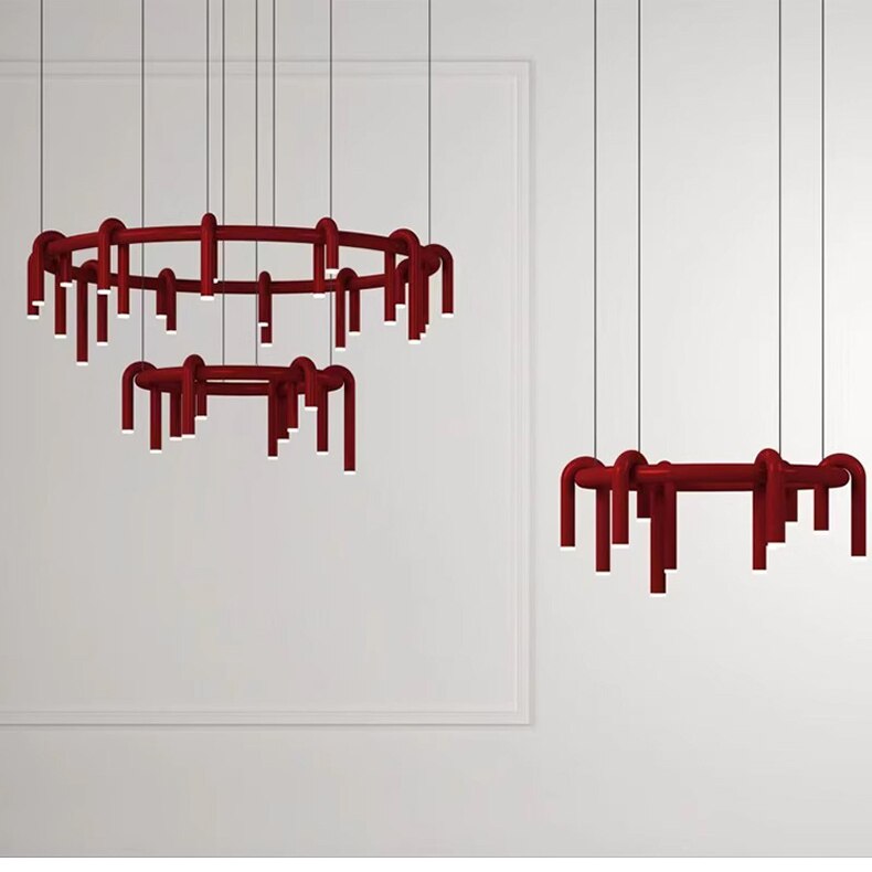 ChandeliersDecor.com-Chandeliers-U-shaped Chandelier: Elegant Lighting for Stylish Interiors
