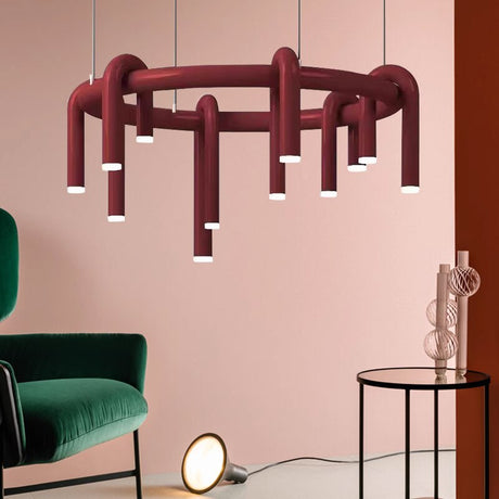 ChandeliersDecor.com-Chandeliers-U-shaped Chandelier: Elegant Lighting for Stylish Interiors