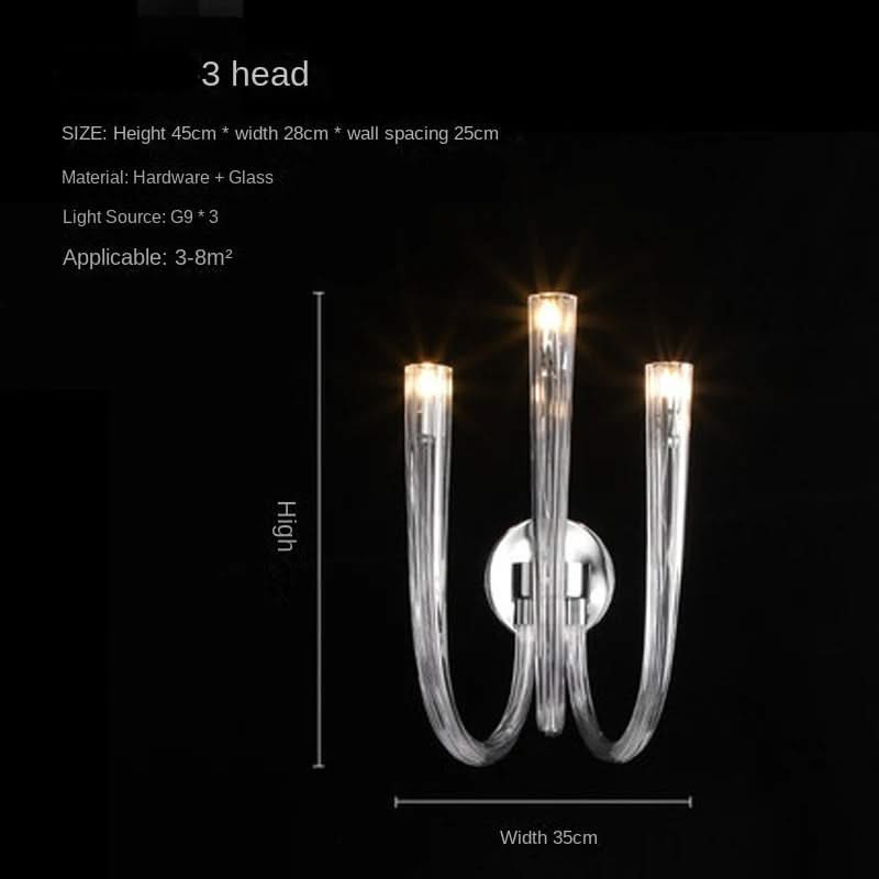 U Shaped Glass Italian Lustre Art Pendant Chandelier-ChandeliersDecor.com