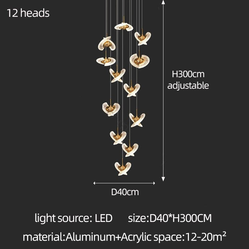 ChandeliersDecor.com-Staircase Chandelier-UFO Pendant Chandelier - Perfect Lighting Solution