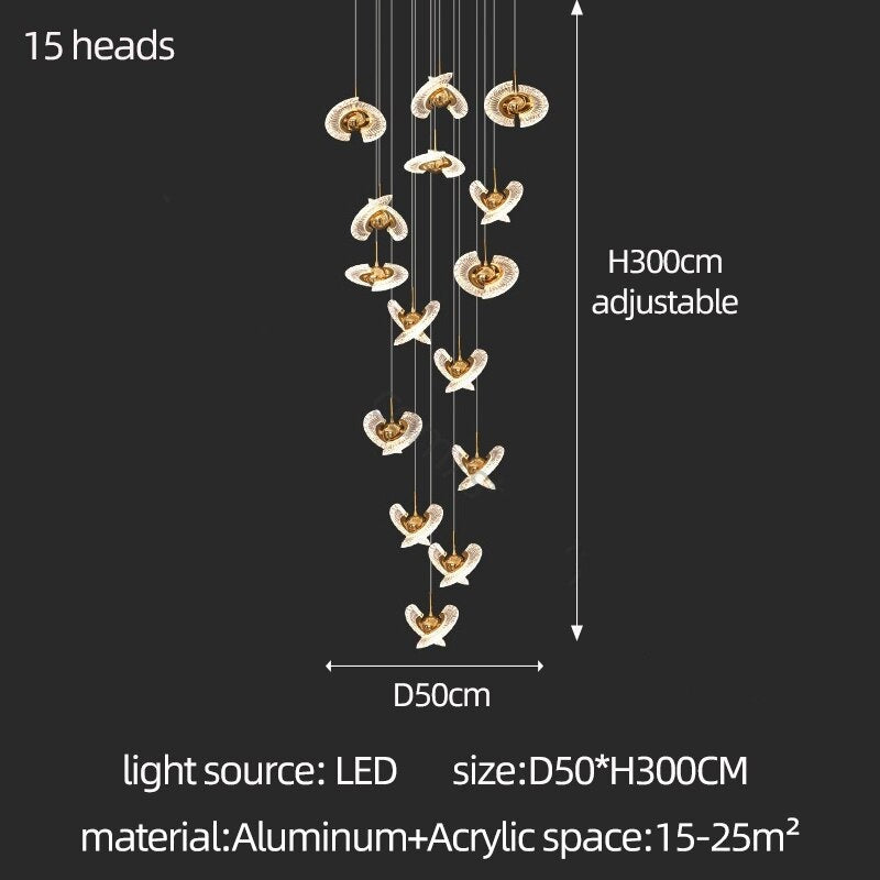 ChandeliersDecor.com-Staircase Chandelier-UFO Pendant Chandelier - Perfect Lighting Solution