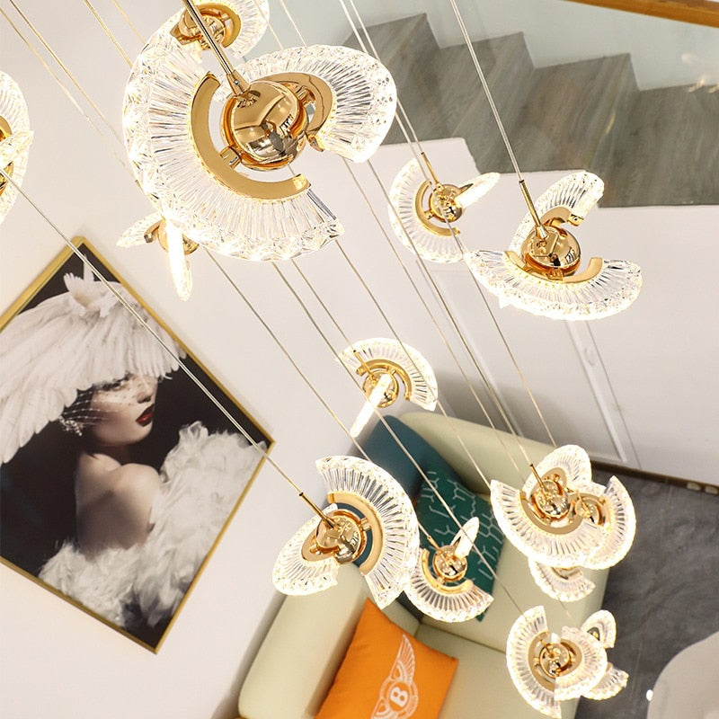 ChandeliersDecor.com-Staircase Chandelier-UFO Pendant Chandelier - Perfect Lighting Solution