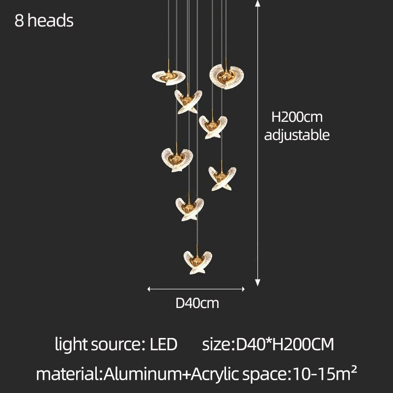 ChandeliersDecor.com-Staircase Chandelier-UFO Pendant Chandelier - Perfect Lighting Solution