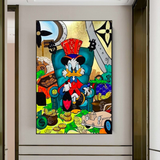 ChandeliersDecor.com-Scrooge McDuck Wall Art-Uncle Scrooge Canvas Wall Art – Exclusive Collection