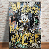 ChandeliersDecor.com-Scrooge McDuck Wall Art-Uncle Scrooge McDuck Canvas Wall Art - No Luck