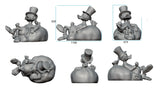 ChandeliersDecor.com-Supreme Sculptures-Uncle Scrooge McDuck Millionaire Statue Ornament