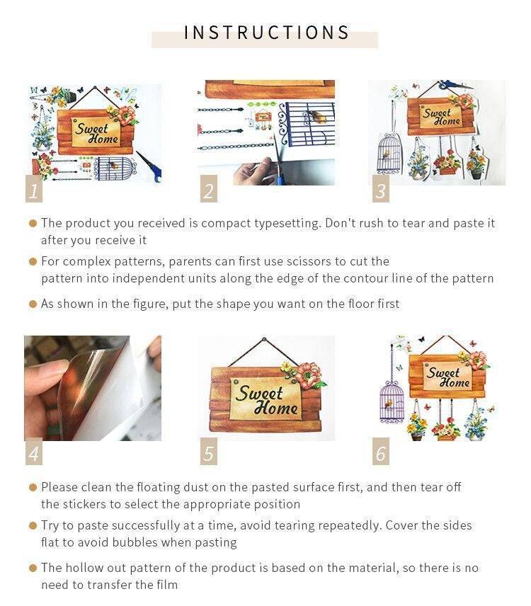 ChandeliersDecor.com-Unicorn Princess Balloon Animal Wall Stickers for Kids Room Decor