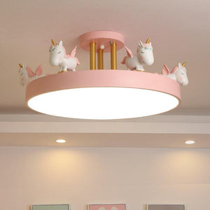 ChandeliersDecor.com-Kids Room Nursery Lighting-UnicornLED Ceiling Lights Lanterns for Kids Room