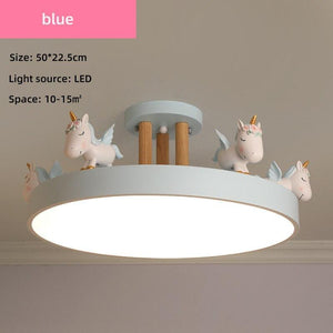 ChandeliersDecor.com-Kids Room Nursery Lighting-UnicornLED Ceiling Lights Lanterns for Kids Room