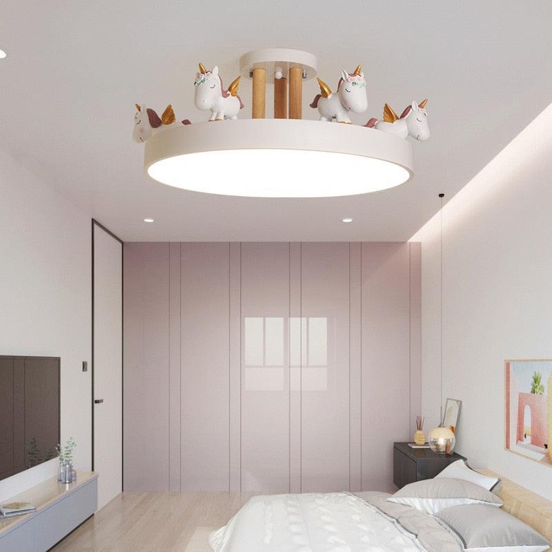 ChandeliersDecor.com-Kids Room Nursery Lighting-UnicornLED Ceiling Lights Lanterns for Kids Room