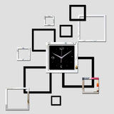 ChandeliersDecor.com-Wall Clocks-Unique Large Wall Clock Acrylic Mirror Quartz Do it Yourself Clock