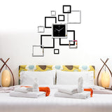 ChandeliersDecor.com-Wall Clocks-Unique Large Wall Clock Acrylic Mirror Quartz Do it Yourself Clock
