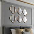 ChandeliersDecor.com-Furniture-Van Cleef Mirror: Flower-Shaped Reflective Glass