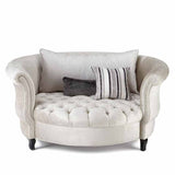 ChandeliersDecor.com-Furniture-Velvet Sofa Chair: Ergonomic Style Combined