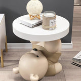ChandeliersDecor.com-Kids Statues-Vigorous Bear Statue Side Table Ornament
