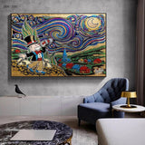 ChandeliersDecor.com-Monopoly Wall Poster-Vintage Alec Monopoly and Richie Canvas Print