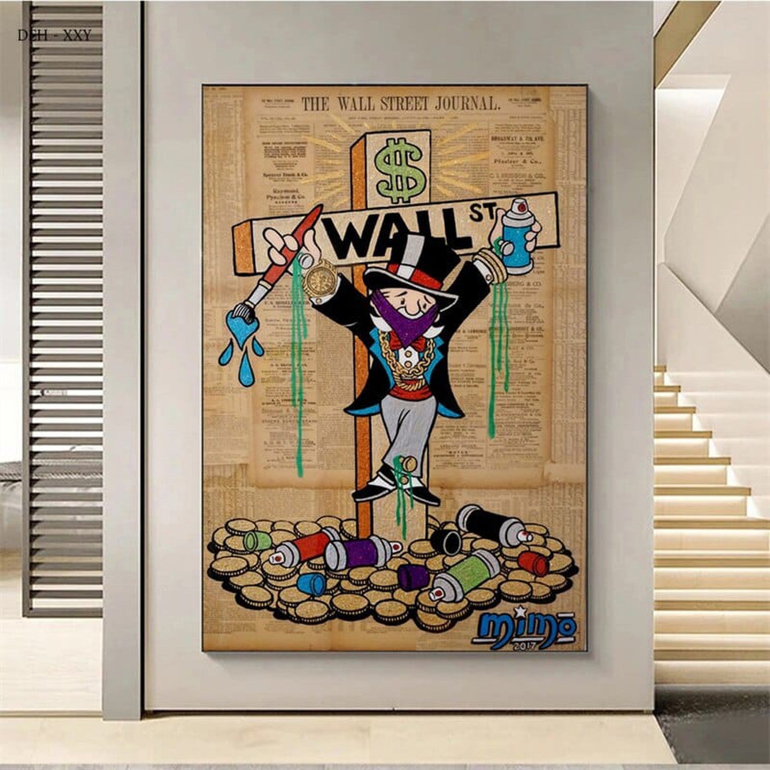 ChandeliersDecor.com-Wall Posters-Vintage Alec & Richie Starry Sky Canvas Print