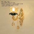ChandeliersDecor.com-Ceiling Chandelier-Vintage Green Crystal Ceramic Chandelier - Timeless Elegance with a Touch of Tradition