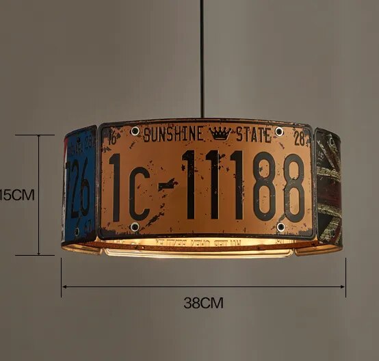 ChandeliersDecor.com-Kitchen Island-Vintage Iron Retro Pendant Lamp - Home Decor