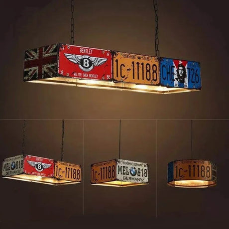 ChandeliersDecor.com-Kitchen Island-Vintage Iron Retro Pendant Lamp - Home Decor