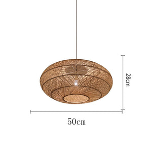 ChandeliersDecor.com-Pendant Lights-Vintage Rattan Lamp