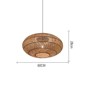 ChandeliersDecor.com-Pendant Lights-Vintage Rattan Lamp