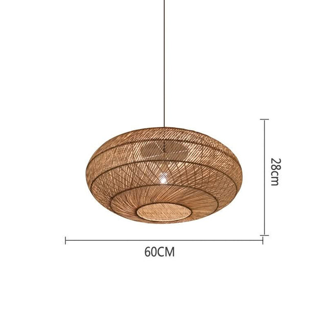 Vintage Rattan Lamp-ChandeliersDecor.com