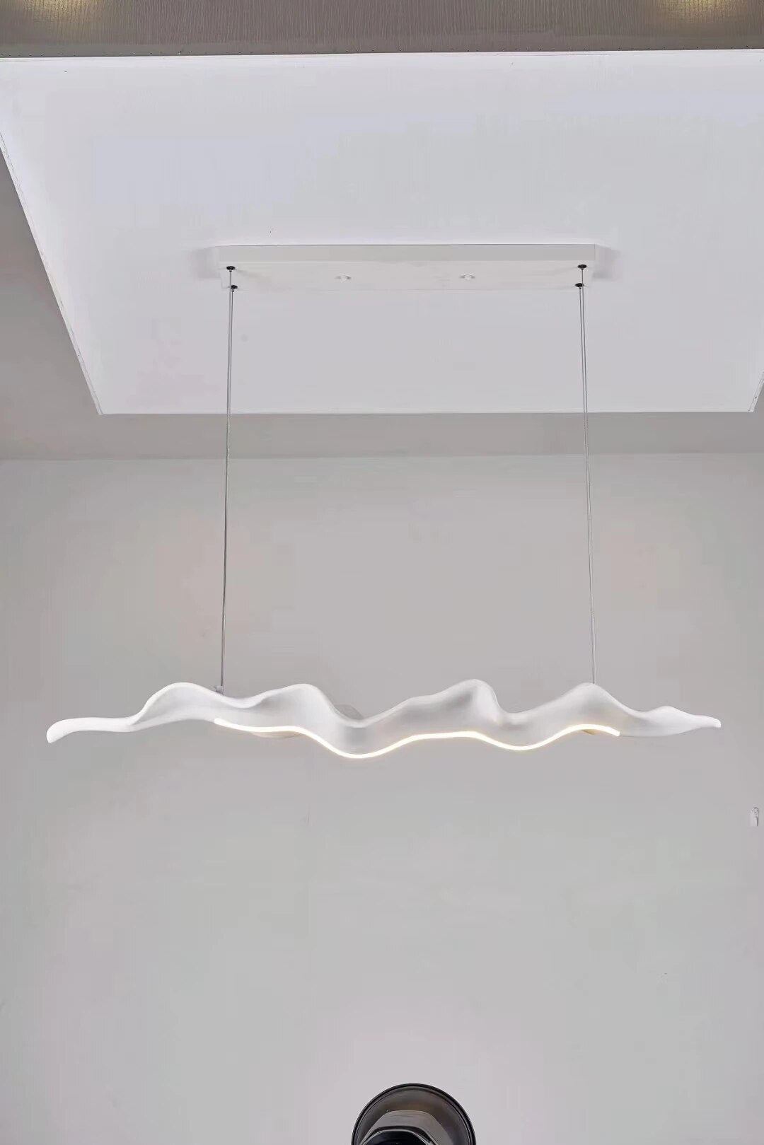 ChandeliersDecor.com-Kitchen Island-Vintage Resin Wood Leaf Pendant Lights - Indoor Decor Lighting