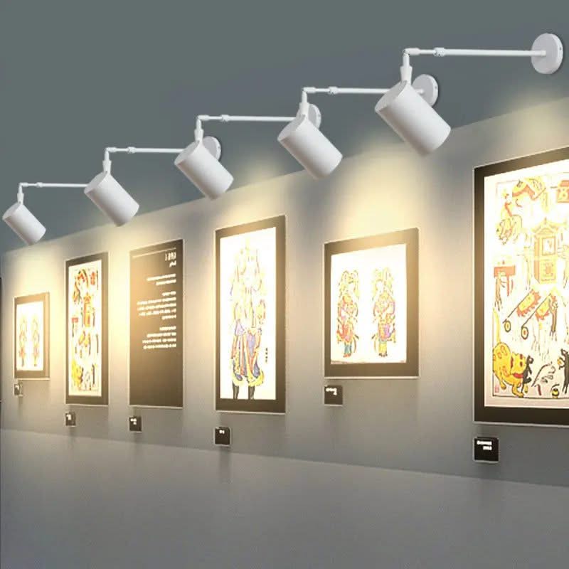 Wall Art LED Long Arm Extendable Telescopic Wall Light-ChandeliersDecor.com