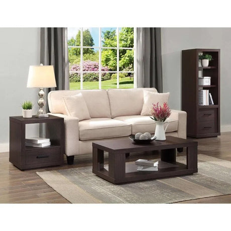ChandeliersDecor.com-Coffee Tables-Walnut Cage Center Table