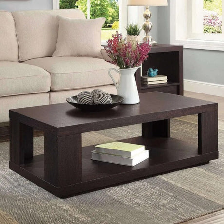 ChandeliersDecor.com-Coffee Tables-Walnut Cage Center Table