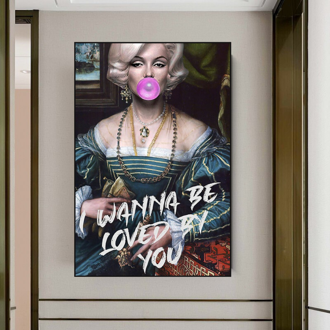 ChandeliersDecor.com-Wall Posters-Wanna be Loved - Marilyn Poster: Express Your Admiration