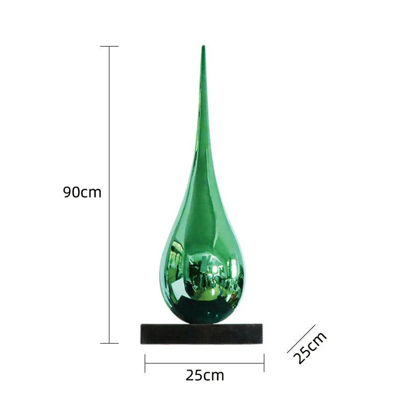 ChandeliersDecor.com-Supreme Sculptures-Water Drop Electroplated Ornament Home Decor